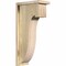 Ekena Millwork Del Monte Rough Sawn Corbel w/Backplate, Douglas Fir, 6"W x 12"D x 24"H COR06X12X24DEL01RDF - alternate 1